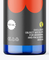 Blue Plastic Bottle w\ Pump Mockup