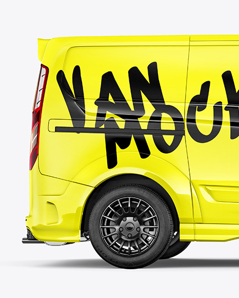 Panel Van Mockup - Side View