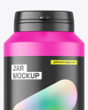 Matte Pills Jar Mockup