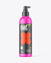 Matte Plastic Bottle w\ Pump Mockup