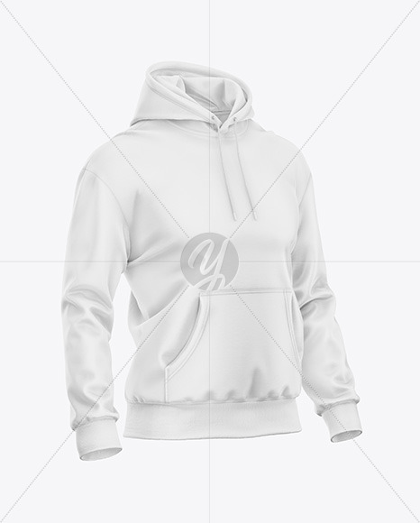 Men's Hoodie Mockup - Half Side View