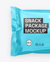 Matte Metallic Snack Package Mockup