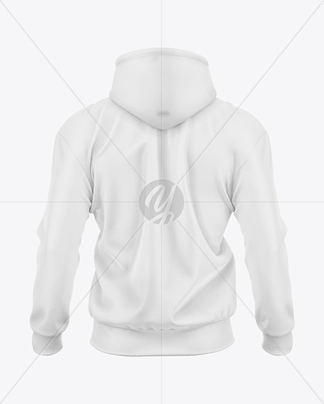 Men's Hoodie Mockup - Back View