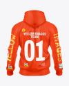 Men's Hoodie Mockup - Back View
