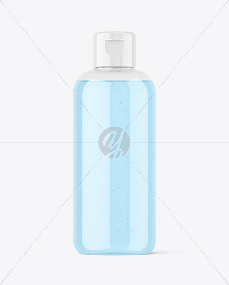 Clear Plastic Bottle Mockup