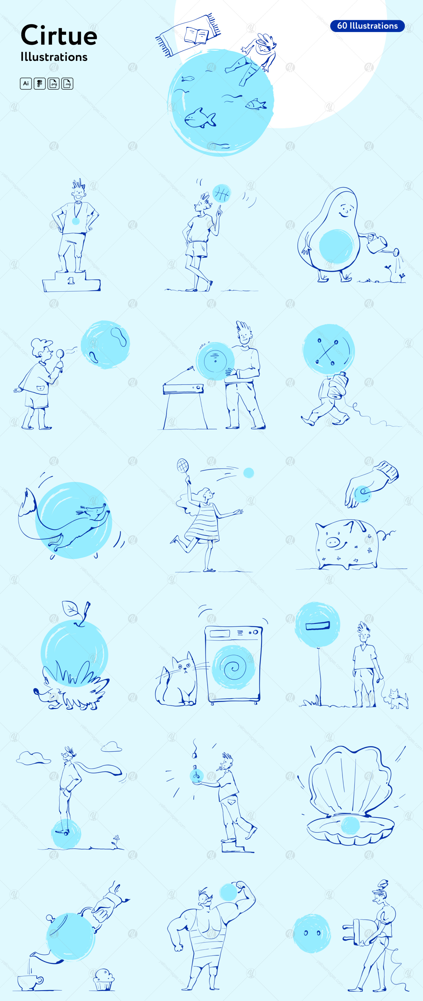 Cirtue Empty State Illustrations Cirtue Empty State Illustrations