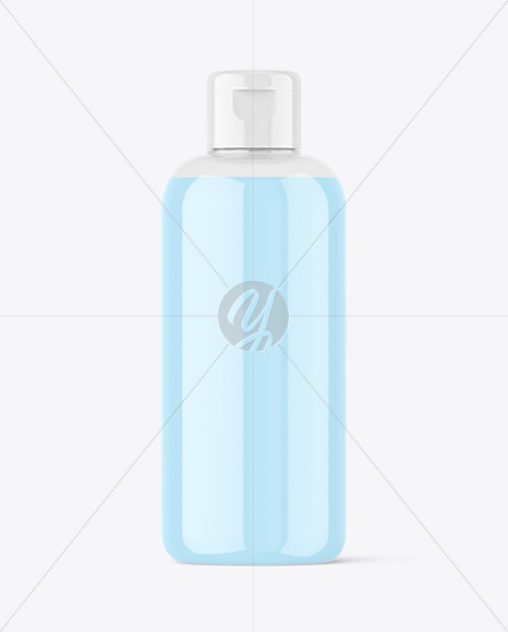 Clear Plastic Bottle Mockup