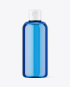 Blue Plastic Bottle Mockup