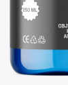 Blue Plastic Bottle Mockup