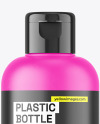 Matte Plastic Bottle Mockup