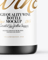 Ceramic Wine Bottle Mockup Ceramic Wine Bottle Mockup