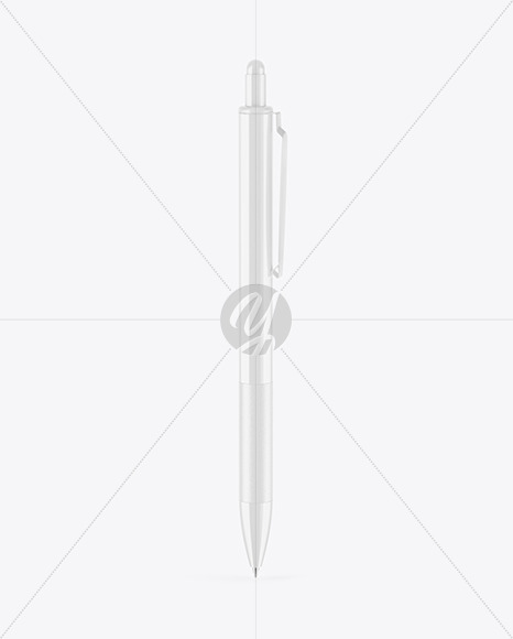 Glossy Mechanical Pen Mockup