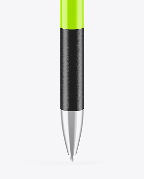 Glossy Mechanical Pen Mockup