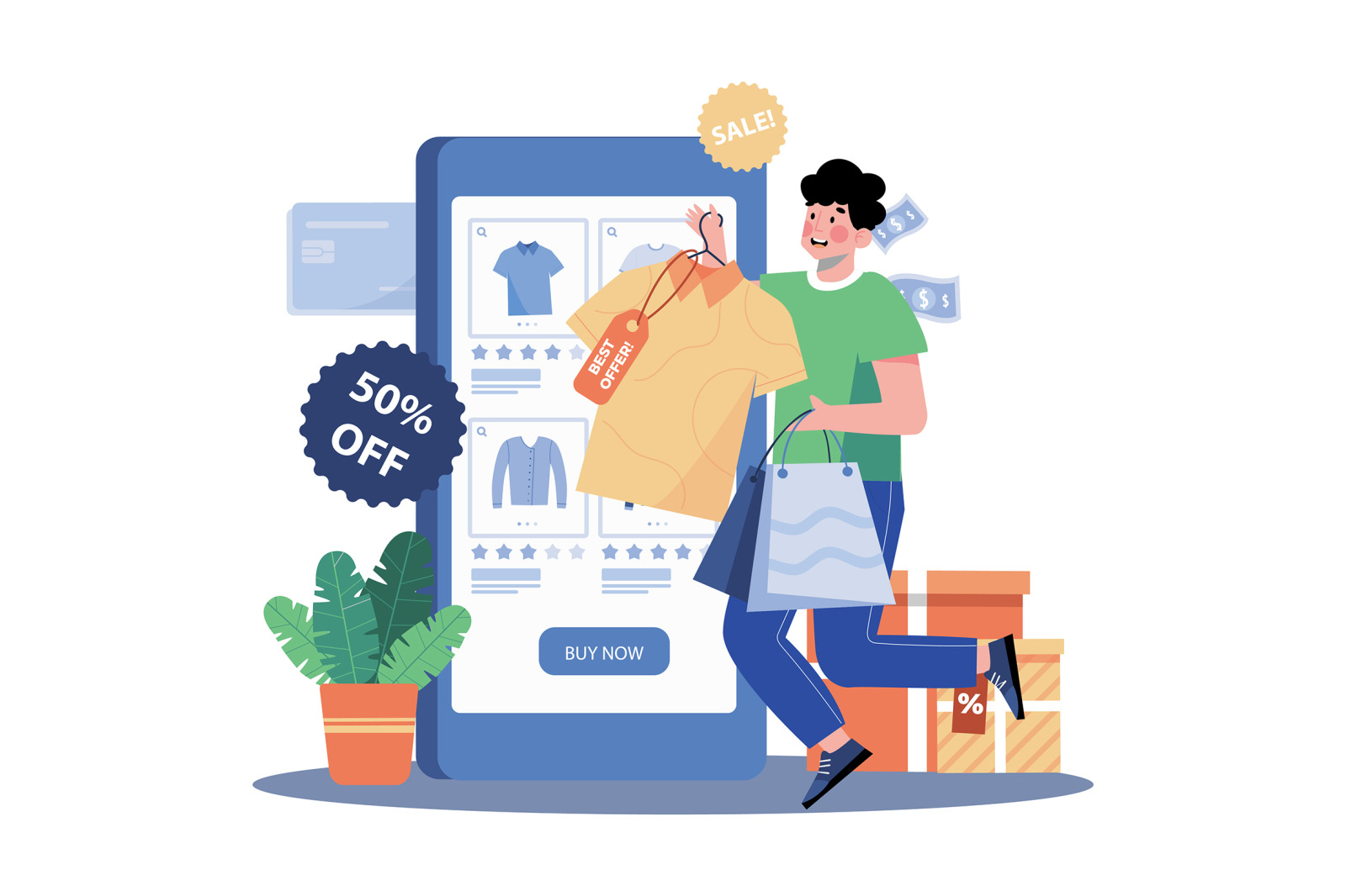 M648_Online Shop Illustration Pack