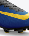 Cuffed Soccer Cleat mockup (Half Side View)