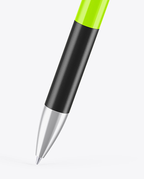 Glossy Mechanical Pen Mockup