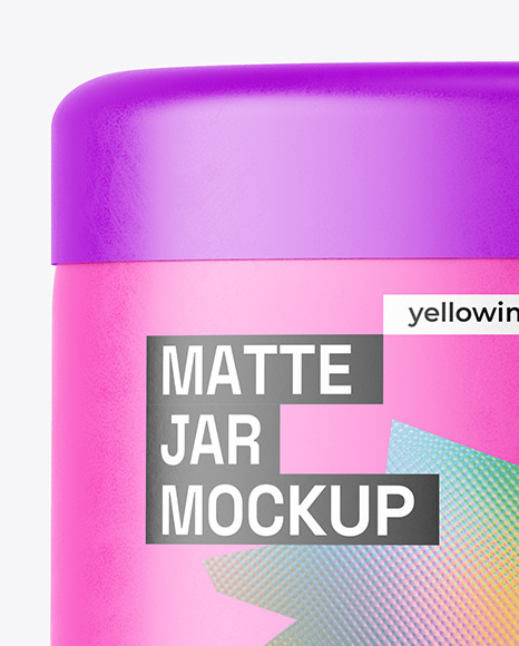 Matte Jar Mockup