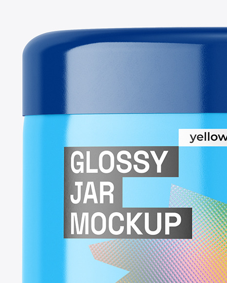 Glossy Jar Mockup