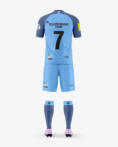 Soccer Kit Mockup - Back View