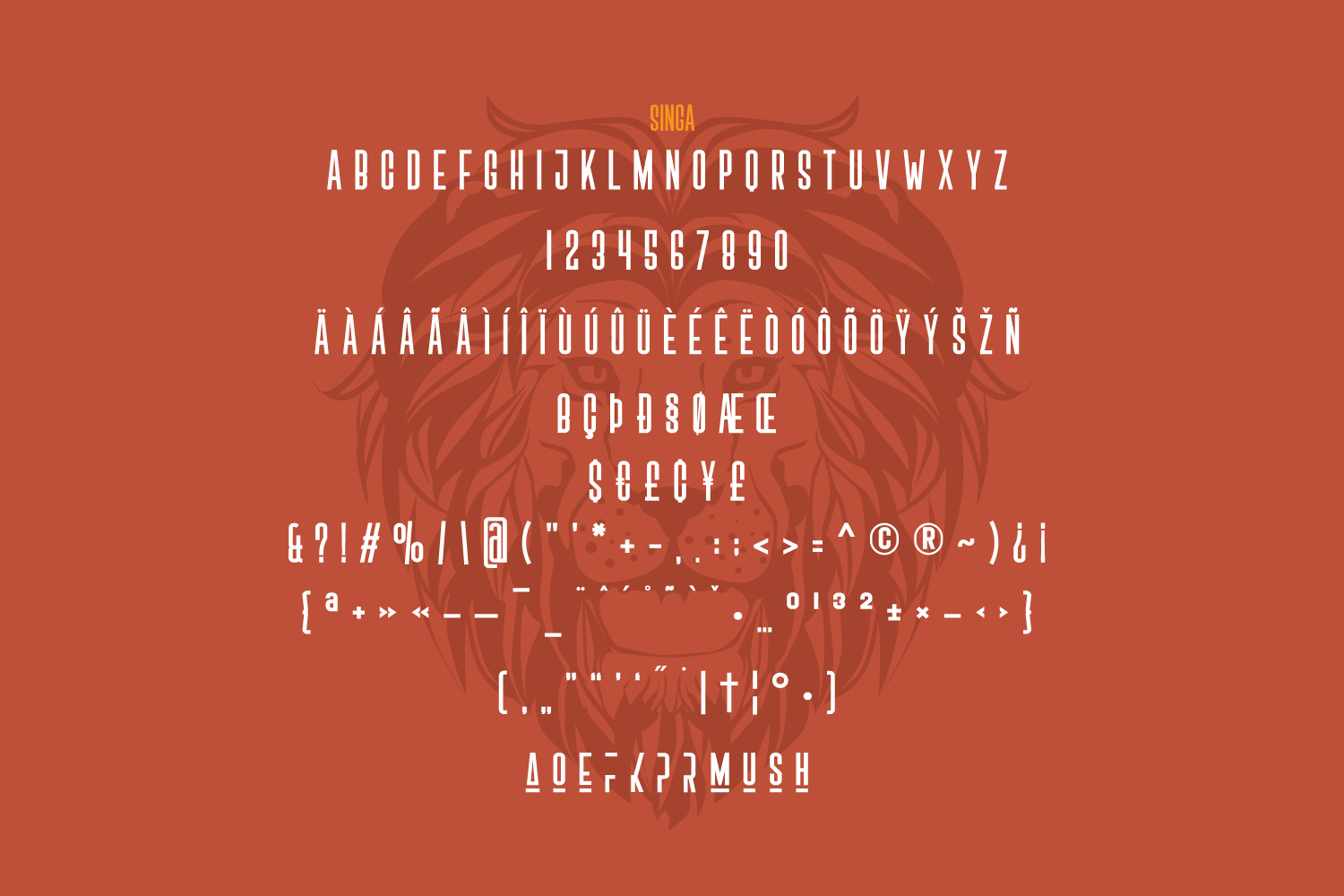 Singa Font Singa Font