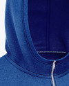 Hooded Fleece Jacket Mockup