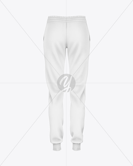 Women's Sport Pants Mockup - Back View