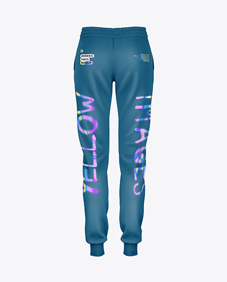 Women's Sport Pants Mockup - Back View