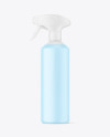 Frosted Plastic Spray Bottle Mockup