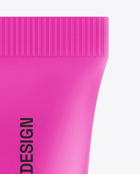 Glossy Cosmetic Tube Mockup