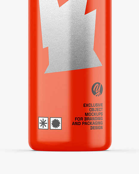 Glossy Plastic Bottle w/ Pump Mockup