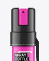 Matte Spray Bottle Mockup