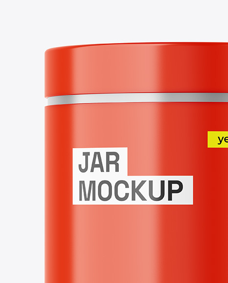 Glossy Jar Mockup