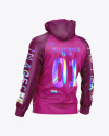 Full-Zip Hoodie Raglan Mockup