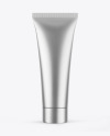 Matte Metallic Cosmetic Tube Mockup