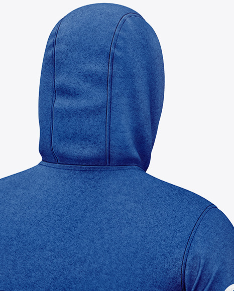 Hooded Fleece Jacket Mockup