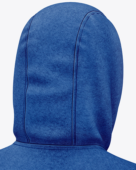 Hooded Fleece Jacket Mockup