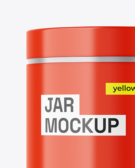 Glossy Jar Mockup