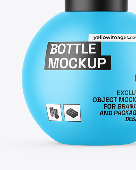 Matte Bottle W/ Pump Mockup