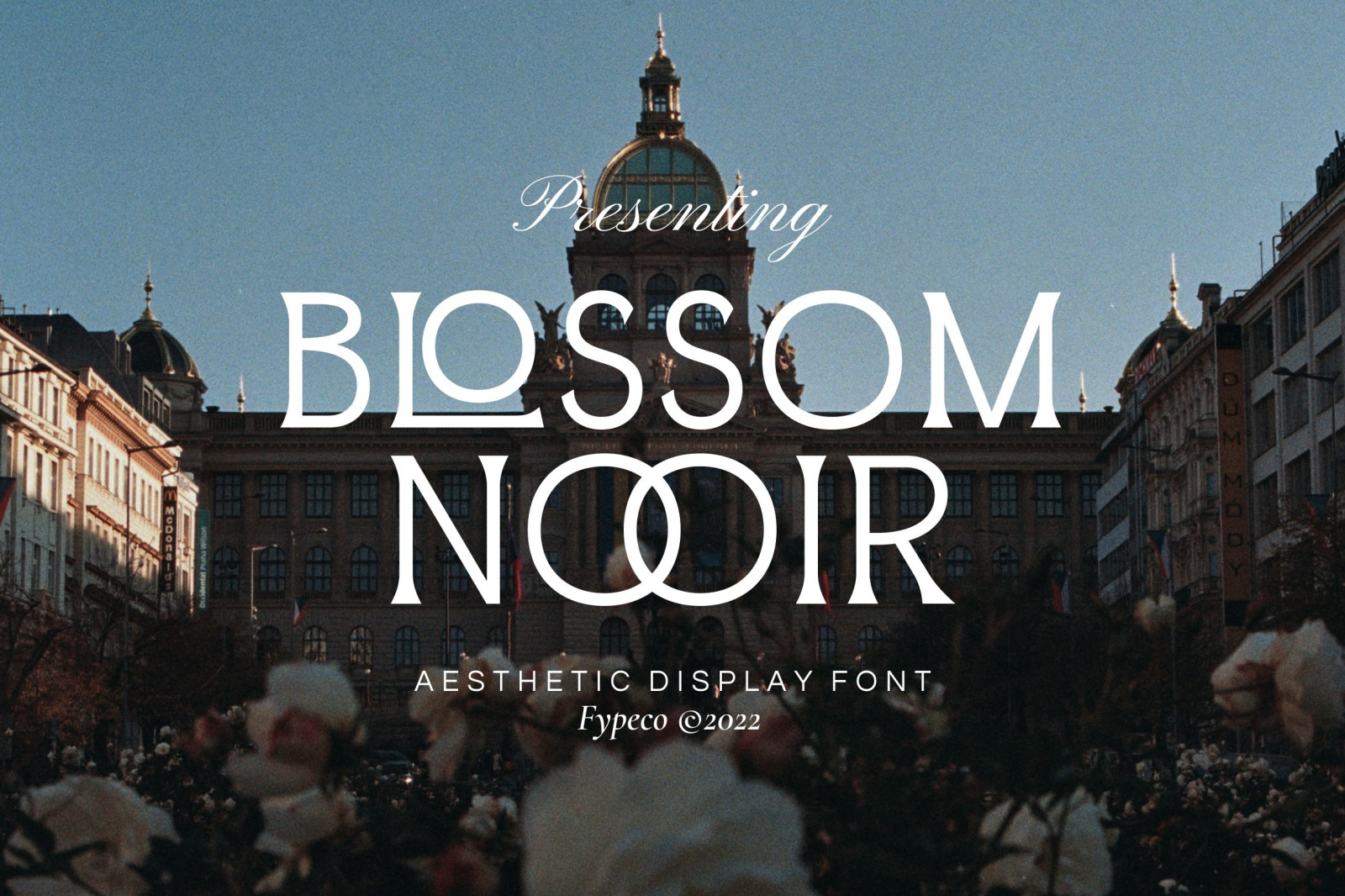 Blossom Noir -Aesthetic Display Font Blossom Noir -Aesthetic Display Font
