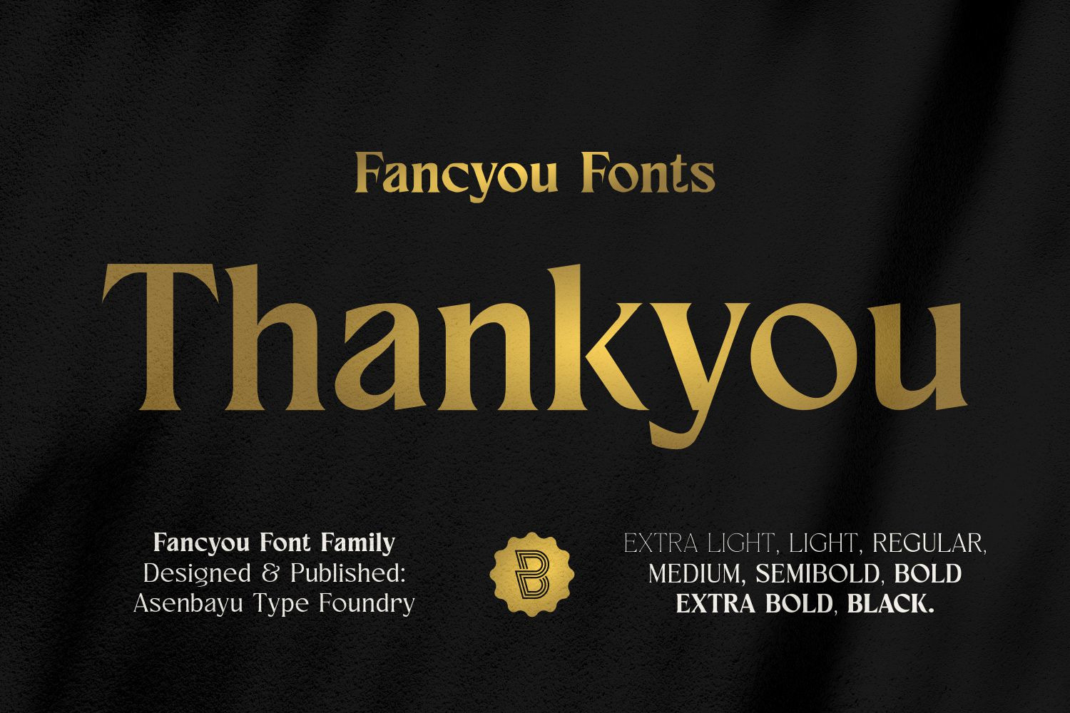 Fancyou - Sharp Serif Display Fonts Family