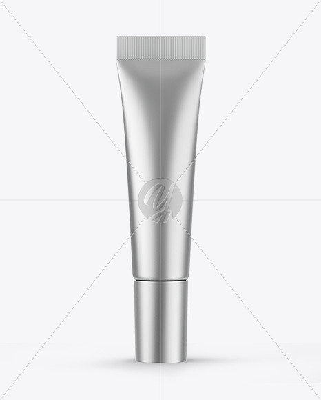 Matte Metallic Cosmetic Tube Mockup