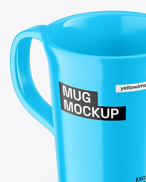 Glossy Mug Mockup