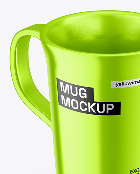 Metallic Mug Mockup