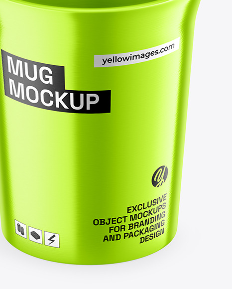 Metallic Mug Mockup