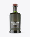 Green Glass Whisky Bottle Mockup