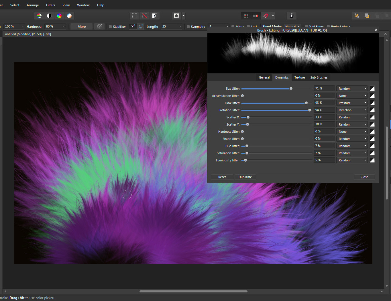 Realistic FUR Brushes for Affinity Photo & Designer Realistic FUR Brushes for Affinity Photo & Designer