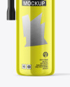 Metallic Spray Bottle Mockup