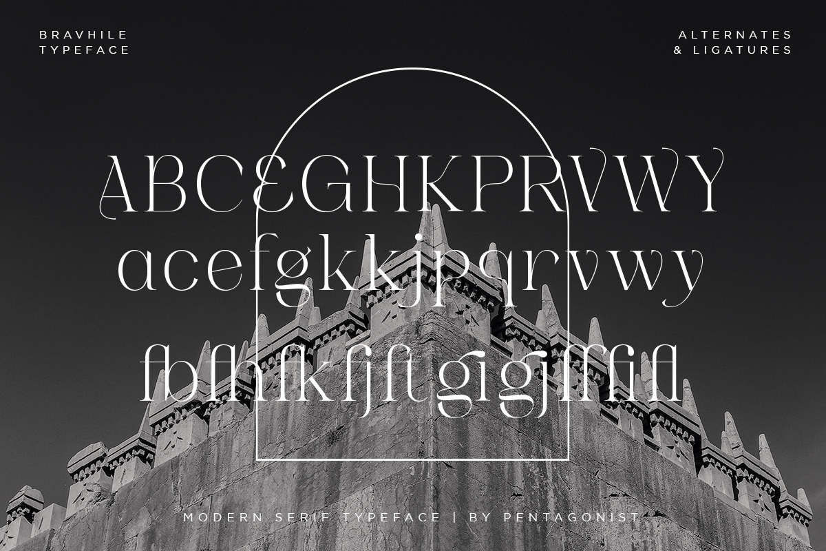 Bravhile | Modern Serif