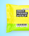 Glossy Snack Package Mockup