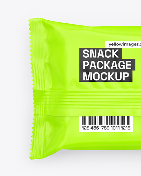 Matte Snack Package Mockup